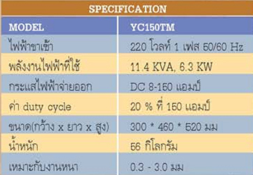 YC-150TM data